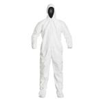 Tyvek IsoClean Coverall IC193 B WH DS with attached hood and overboots (Clean-Processed and Sterile Double bagged) White. Cleanrooms upto ISO Class 5 Size Smal