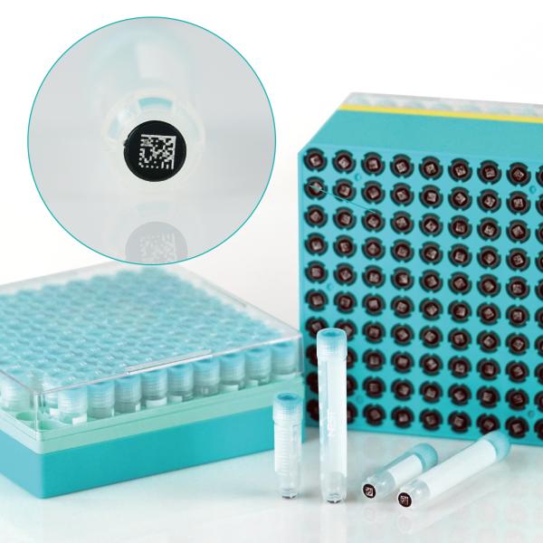 Cryogenic 2D Matrix Vial
