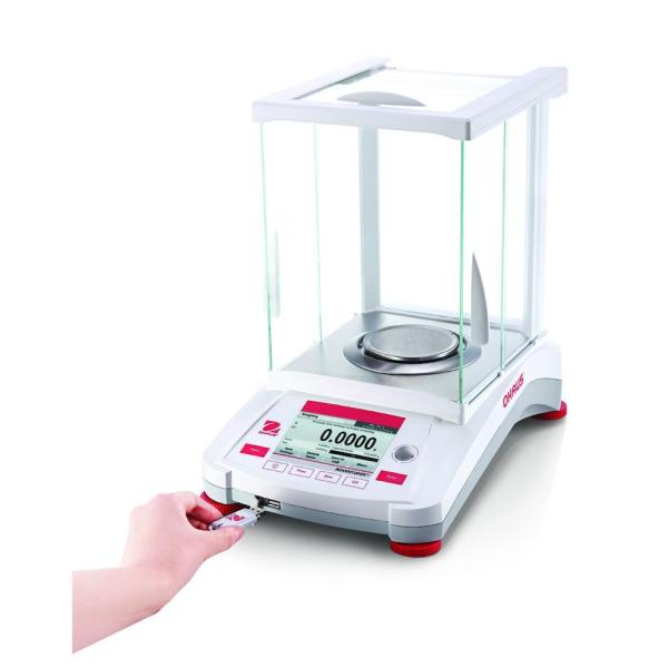 OHAUS AX124 Adventurer Analytical Balance 120g x 0.1mg Internal Calibration
