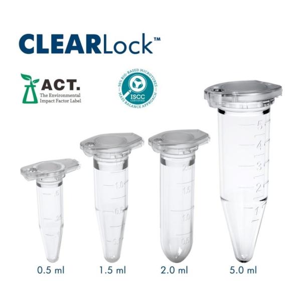 ClearLine 5mL BIOBased CLEARLock Microtube with Cap - Promotional Offer