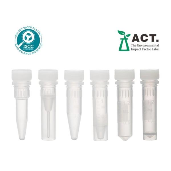 ClearLine 1.5mL BIOBased Screw Cap Microtube - Conical - Promotional Offer