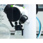 Buchi Rotavapor R-80 Rotary Evaporator System 29/32 Vapor Duct with Cold Trap Glass Assembly and V-80 Vacuum Solution with I-80 Interface