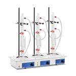 Cole-Parmer SHM-200-MP3-1000 Extraction Heater/Stirrer; 3-Place; 1000 mL; 230 VAC