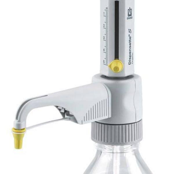 BRAND Dispensette S Organic Analog-adjustable with recirculation valve 10- 100mL