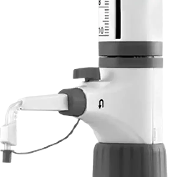Microlit LENTUS® Bottle Top Dispenser for dispensing Hydrofluoric Acid, high-purity media and acids & bases. LNT-HF2.5