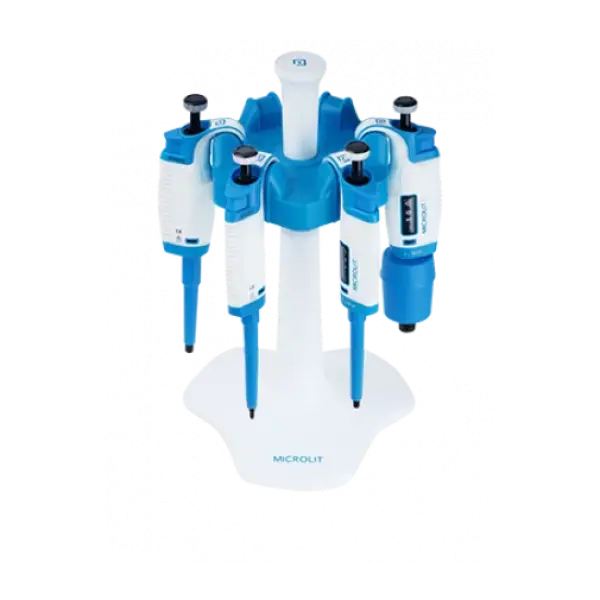 Microlit Faveo – Micropipette Stand Carousel Stand For Six Micropipettes