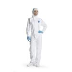 Tyvek 500 Xpert Classic disposable Coverall c/w hood Type 5/6m EN1149-1 Size XXXLarge